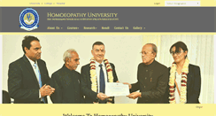 Desktop Screenshot of homoeopathyuniversity.org